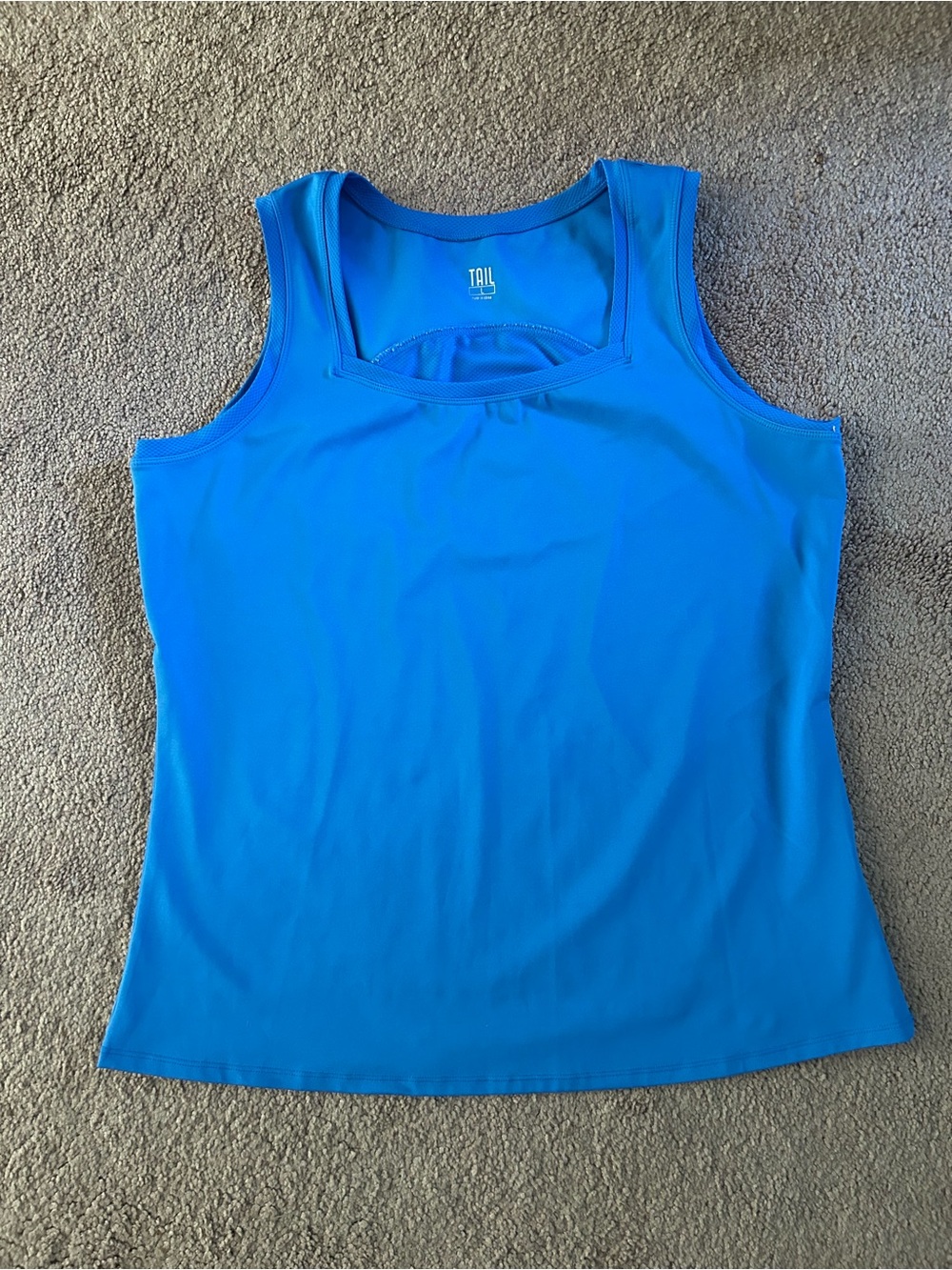 TAIL Activewear Bright Blue Tennis Tank Size Large